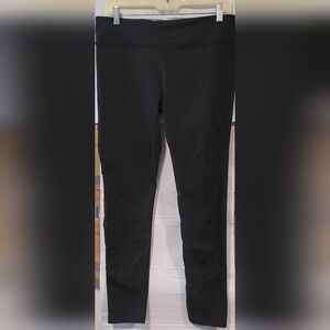 Fabletics Black Mesh Pocketed Leggings Sz Sm